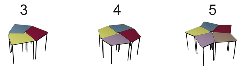 modular school table